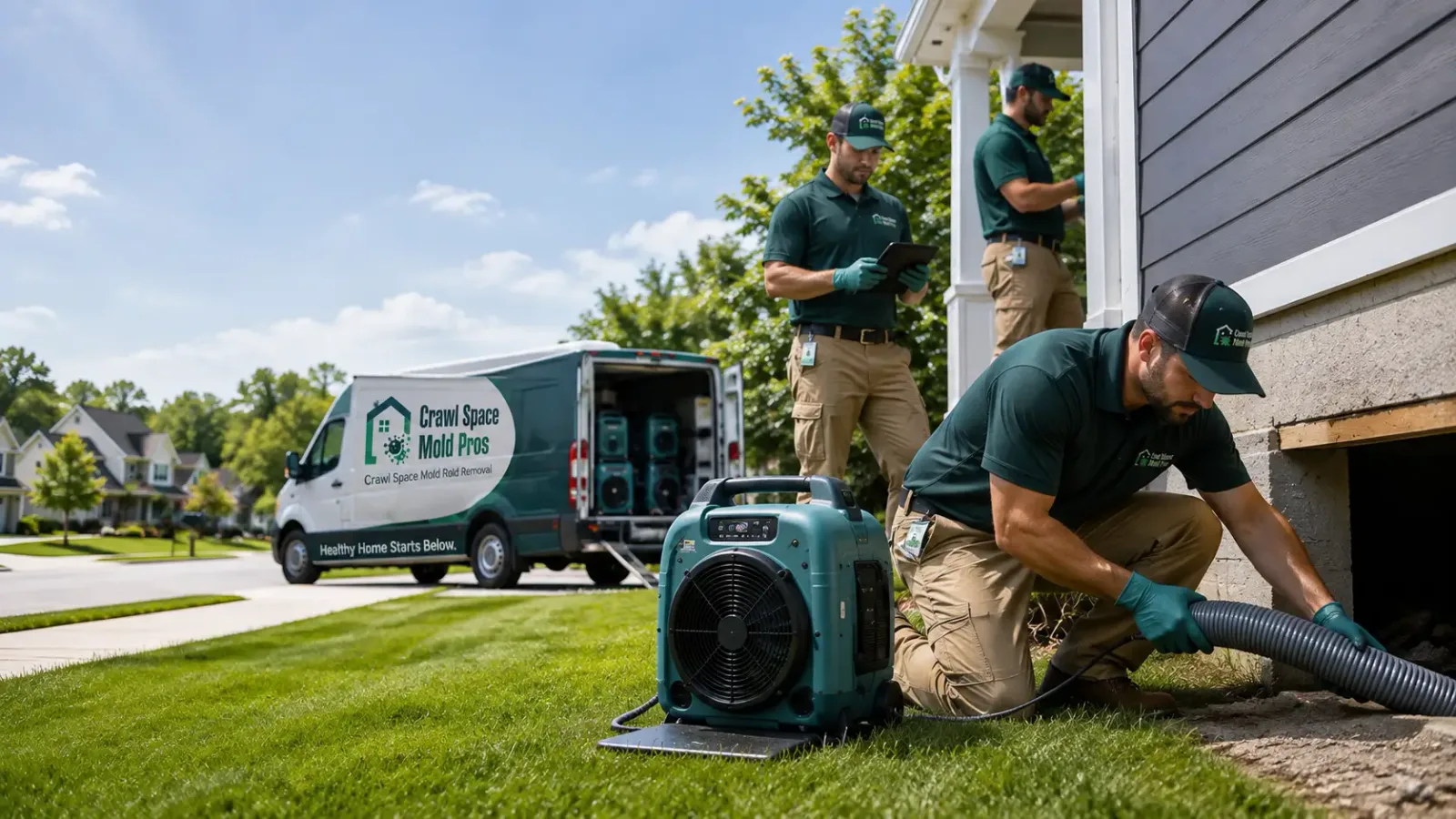 Crawl Space Mold Removal in Christopher, IL